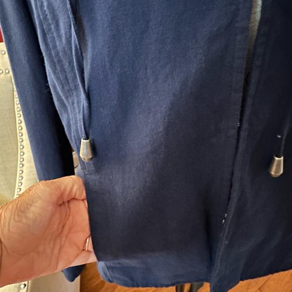 Live a Little Navy Utility Jacket - Picture 2 of 11